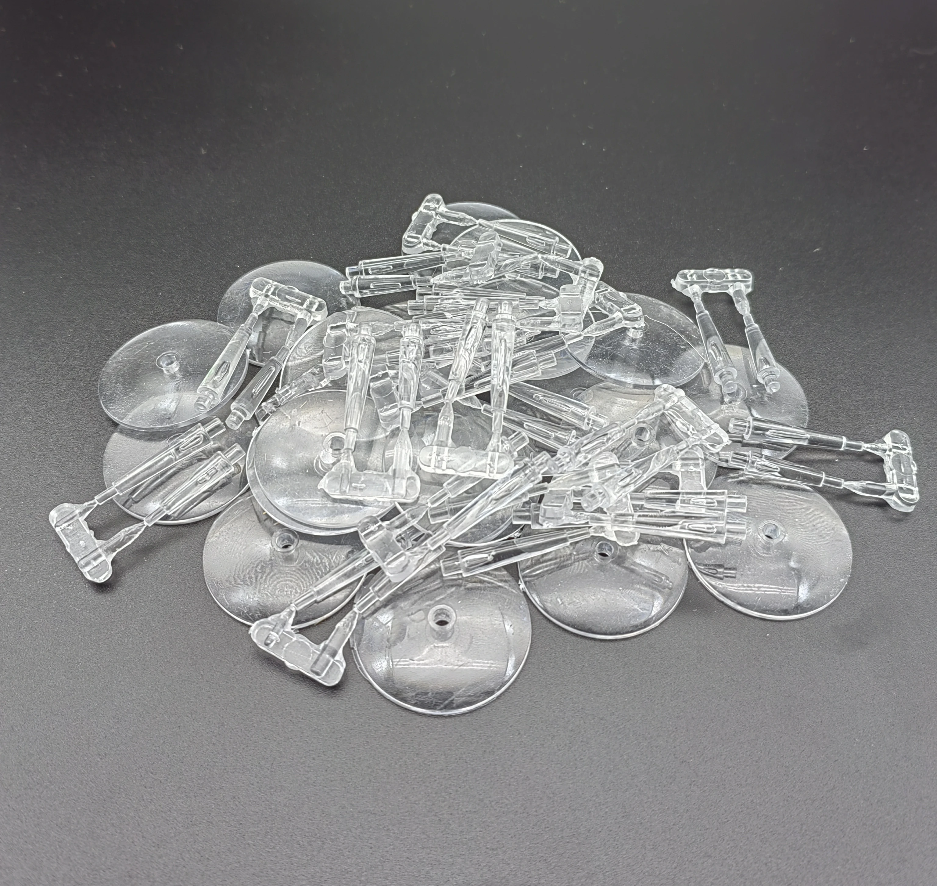 소형 워게임 테이블 게임용 32mm 플라잉 베이스가 있는 플라잉 스템(15mm+20mm)(베이스에 마찰 표시)