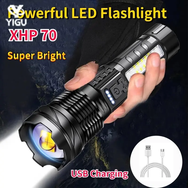 50000000XHP70FlashlightsTacticalLightEmergencySpotlights