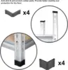 Medium Duty Storage Shelving Single Post Press Board Shelf - 48 x 18 x 72 Inches 4
