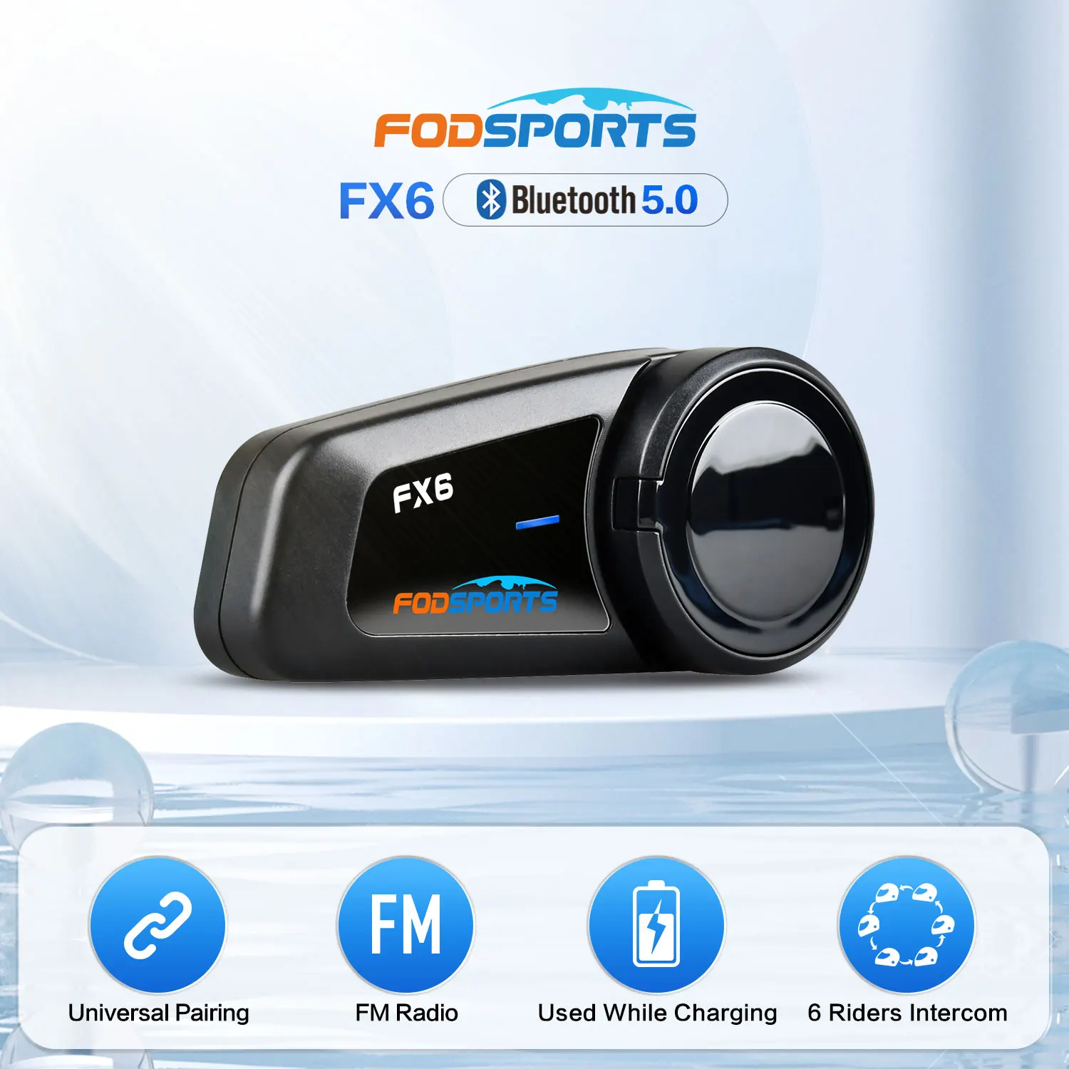 Fx6 Motorcycle Helmet Intercom | Motorcycle Bluetooth