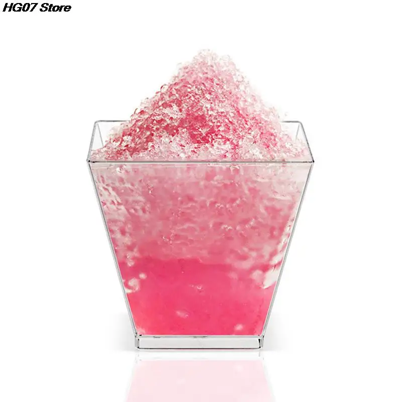 New 25pcs 60ML Disposable Dessert Cup Plastic Dessert Ice Cream Cup Party Supplied Smoothie