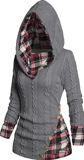 Women's Pullover Hoodie 2023 Autumn New Pit Sweater Long-Sleeved Sweatshirt Hooded Shirt Casual Pullover Hooded Sweatshirt