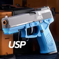 2024 USP Safe Toy Gun For Kids Boys Shell Ejecting Cool Pistol 6 Shells + 20 Bullets Dropship Australia Tiktok 1