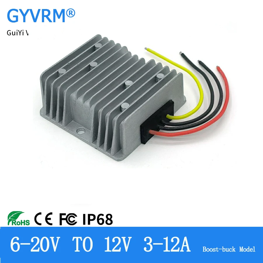 Alimentatore 5 V 10 A Convertitore DC-DC Step Down Buck - Input 9V-120V A Output 5V/12V 3A, Per Alimentazione Elettronica Convertitore Tensione Variabile