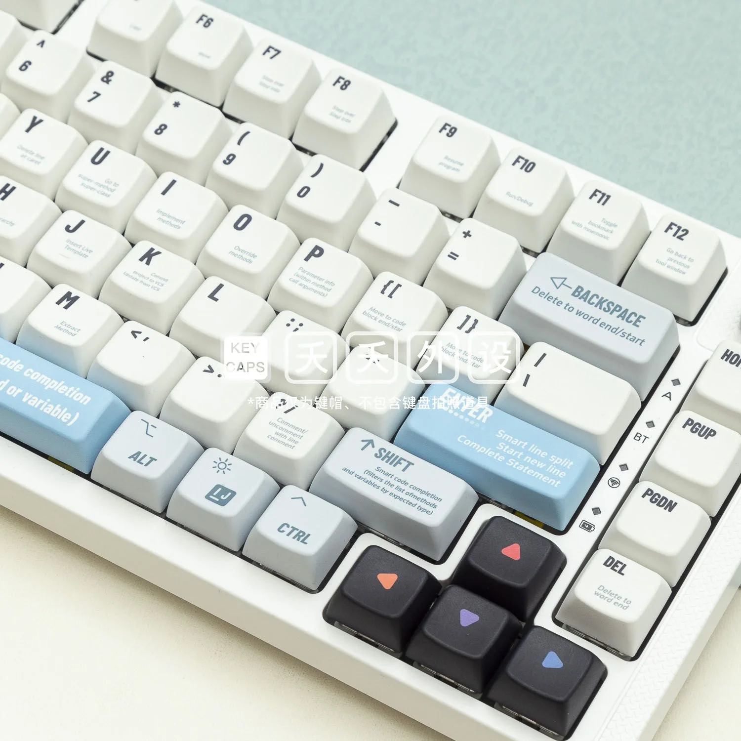 Teclado Mecânico Keycap Pbt Programador Keycaps Sublimação de Tintura mx Switch Gk61 67 75 84 87 980 143 Chaves - Imagem 2
