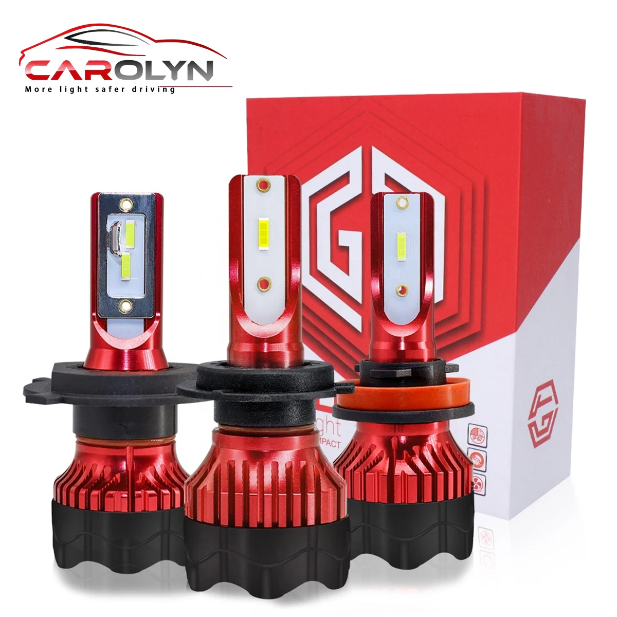 Carolyn K5 LED Headlight Car Light CSP Headlight H7 Headlamp Motorbike