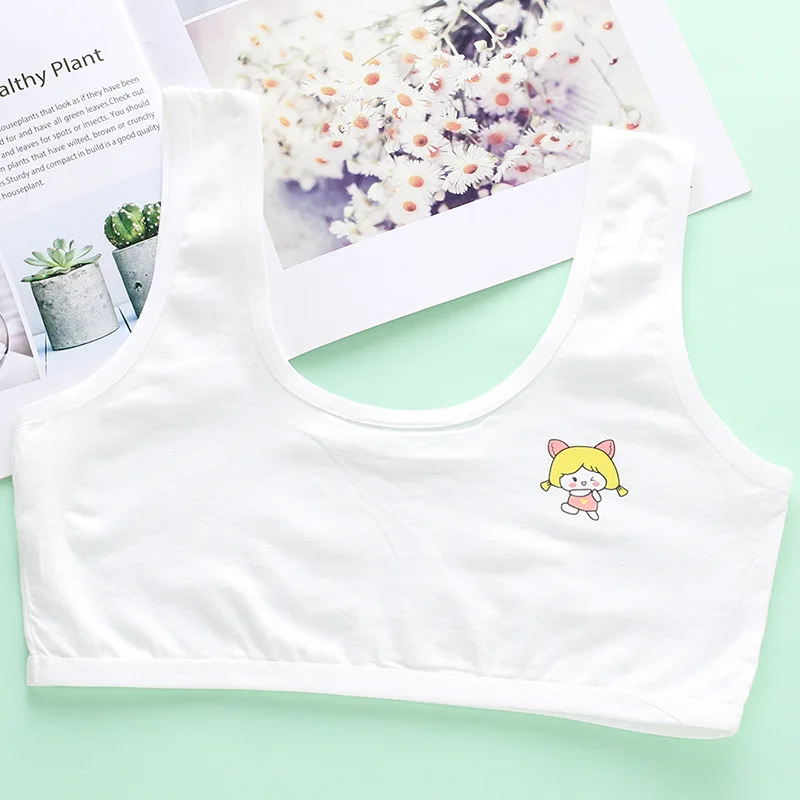 Sports Bra Training Bra Cotton Bra 4Pcs/lot Cotton Young Girls Training Bra