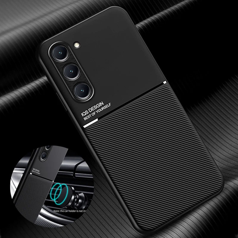 Custodia Magnetica Per Auto In Pelle Per Samsung S23 S23 Plus S22 Ultra S21 Plus S21 Fe S20 Fe 2022 S20 Custodia Protettiva Per Telaio Morbido