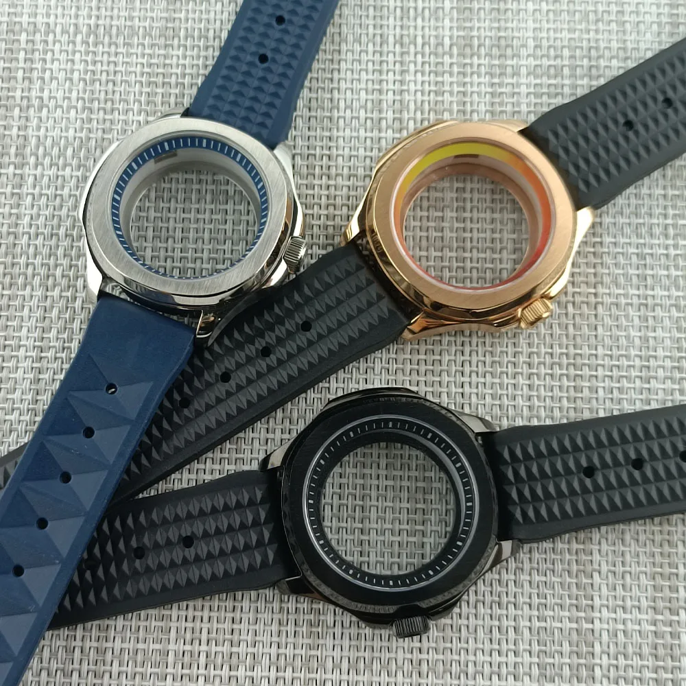 Silver Steel Case with Sapphire Glass - 39.5mm Watch Accessories and Box
