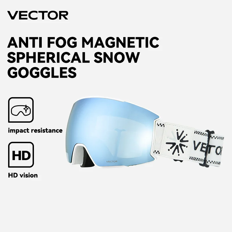 VECTOR Ski Goggles Men Snowboard Glasses Women Winter Outdoor Snow Sunglasses UV400 Double Layers Lens Anti-Fog Skiing Goggles 2