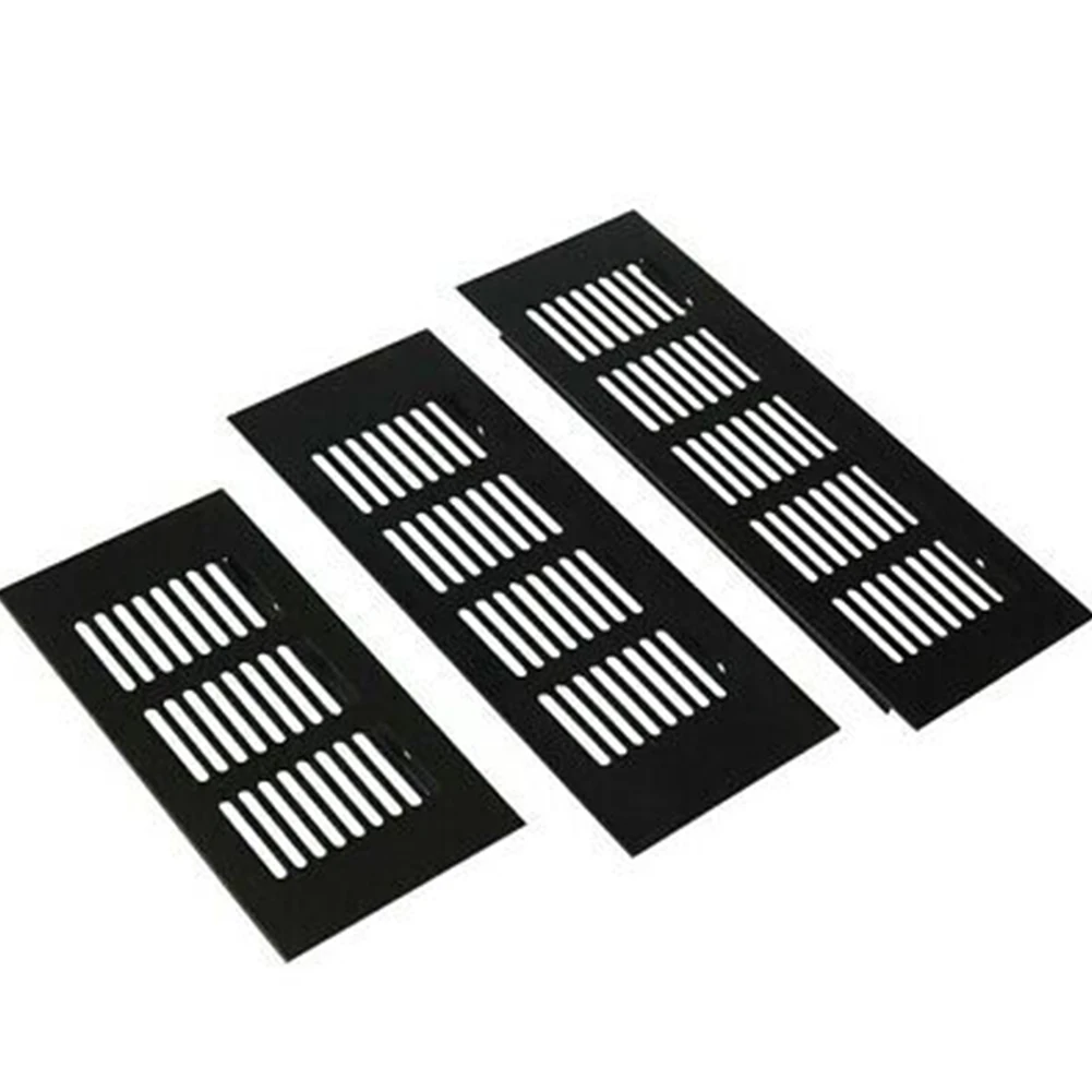 

100mm Aluminium Alloy Cabinet Wardrobe Air Vent Grille Ventilation-Cover Shoe Cabinet Ventilation Exhaust Grills Heating Cooling