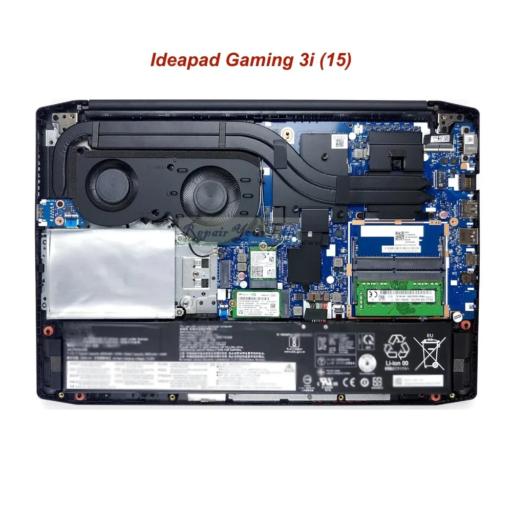 Lenovo IdeaPad Gaming 3i (15) 3 15ARH05 15IMH05 노트북 팬 쿨러 라디에이터 5F10S13912 5F10S13913 DC 5V 용 CPU 냉각 팬 New