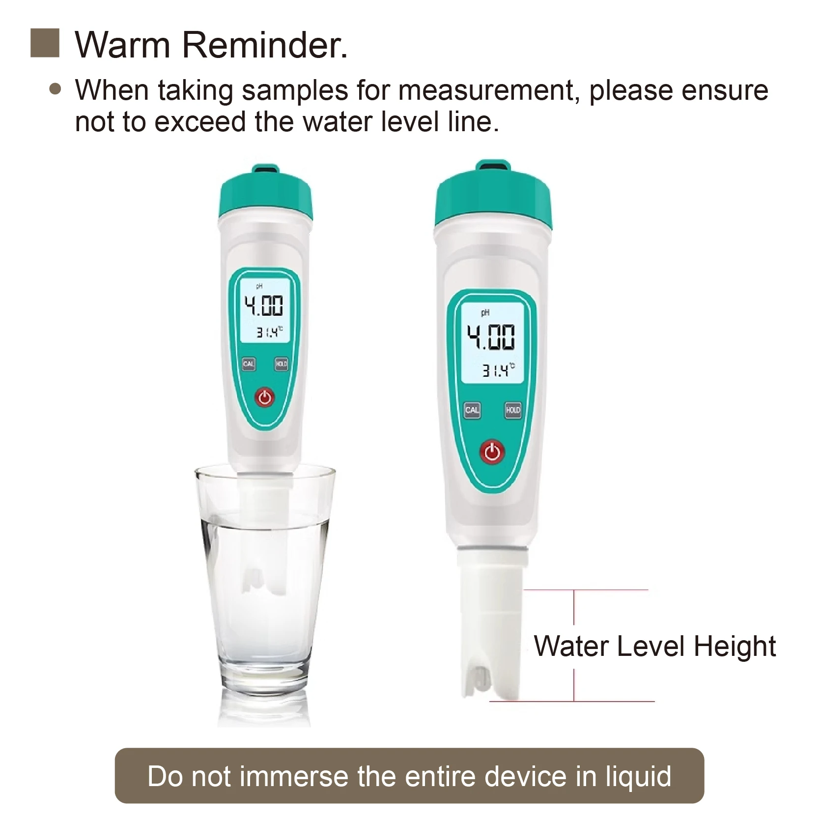 Water quality detector Water tester PH meter TDS Meter Pen-Type Digital Water Quality Tester Conductivity and Salinity Meter pH Tester for Drinking Water and Aquariums