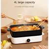 4L Electric Grill Pan New model Customized Mode Intelligent 1H Shabu Shabu Hotpot Multi-function electric frying pan 4
