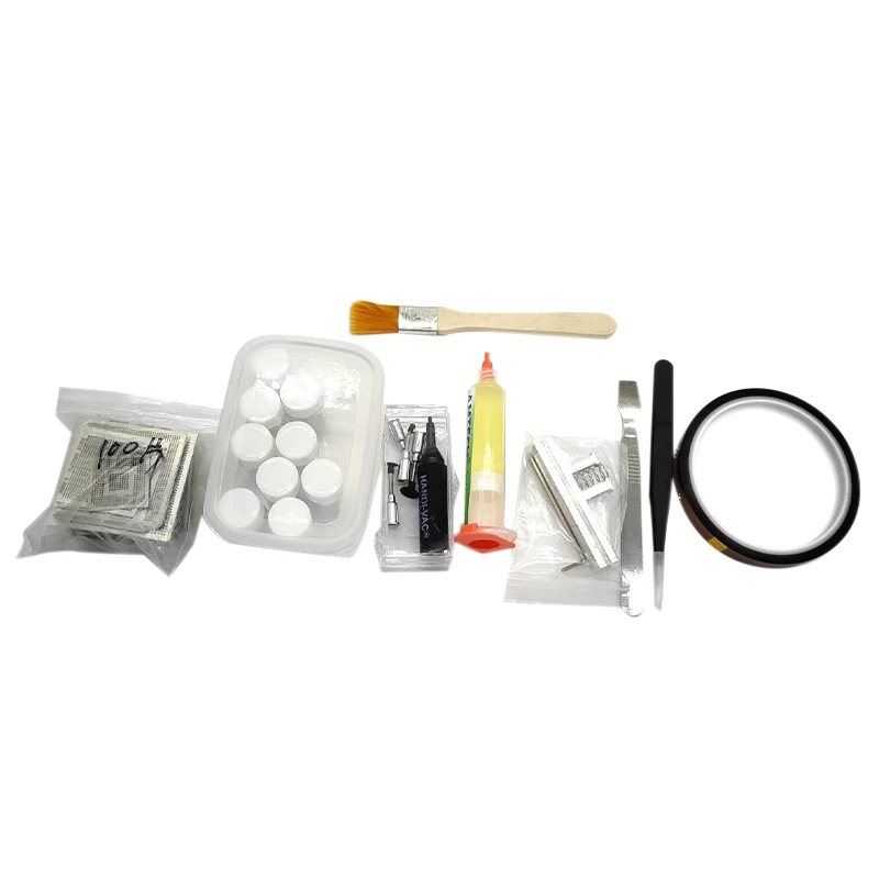 

110Pcs Bga Reballing Directly Heat Stencils + Solder Paste Balls Station Bga Reballing Kit For Smt Rework Repair