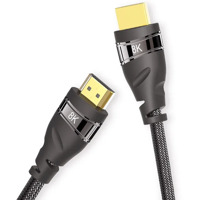 8K HDMI Cable 2.1 48Gbps 9.9FT/3M, High Speed HDMI Braided Cord-4K