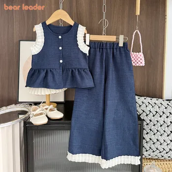 Girls Denim Style 2-Piece Set 1