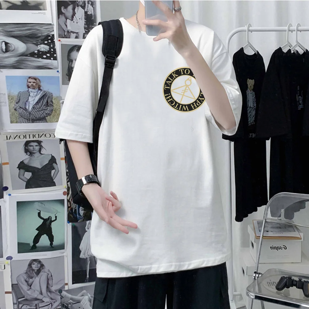 Gufo House T Shirt Uomo Harajuku T Shirt Maschile Divertente Manga Abbigliamento
