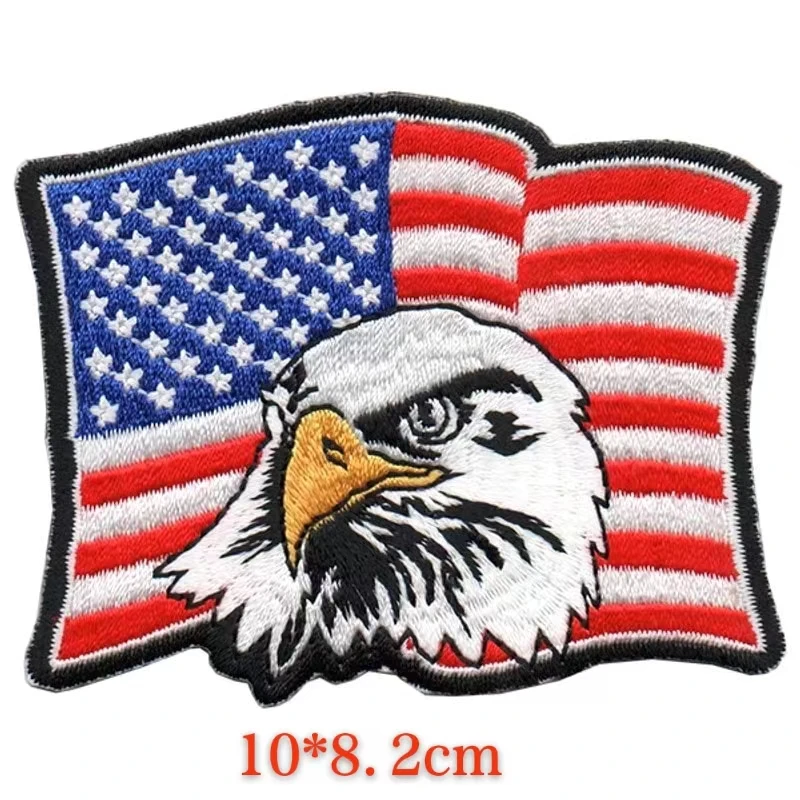 Embroidery Cloth Patches HD Motorcycle Brand Patch Appliques For Ride Clothes Ironing Embroidery Patches Sew on T Shirt hat Coat Back Sticker badge