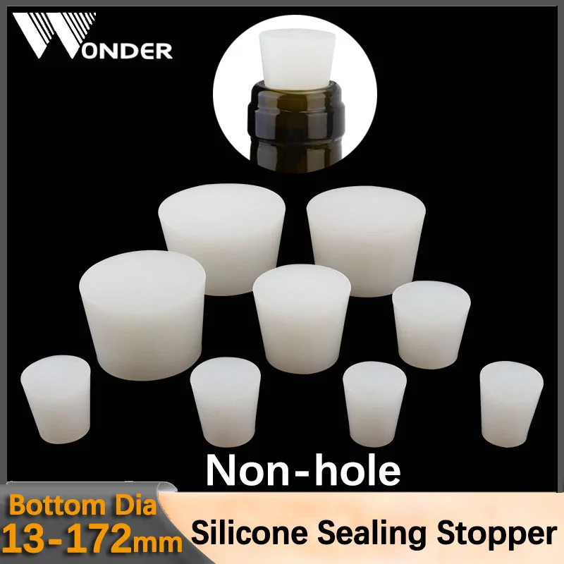 SiliconeRubberPlugStopperWithoutHoleforFermentationBarrel