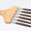 ArtSecret 1 pcs Multi-Tooth Comb Paint Bruse for Watercolor Acrylic Oil Pianting Bamboo Handle Art Brushes 2