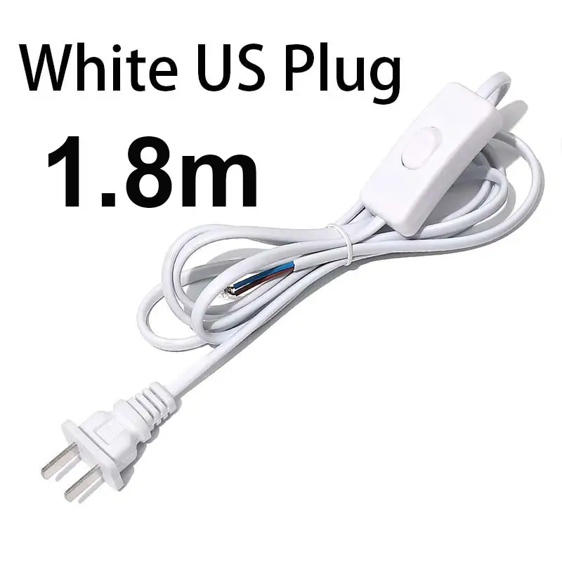 AC85-265V 660W 1.8m 3m 5m Electric Wire Lamp Switch Cable International Standard Power Cord With Switch Plug Copper Wire - Image 18