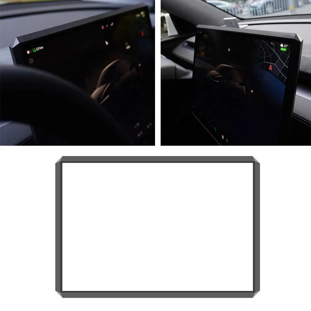 Silicone Decorative Navigation Screen Protector Frame Edge Cover