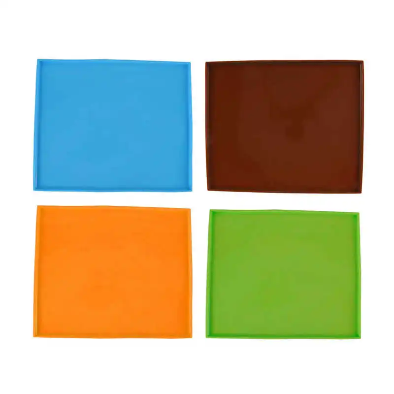 

Placemat Silicone Dehydrator Mats 4Pcs Food Grade High Temperature Resistance Prevent Sticking Fruit Dehydrator Trays with