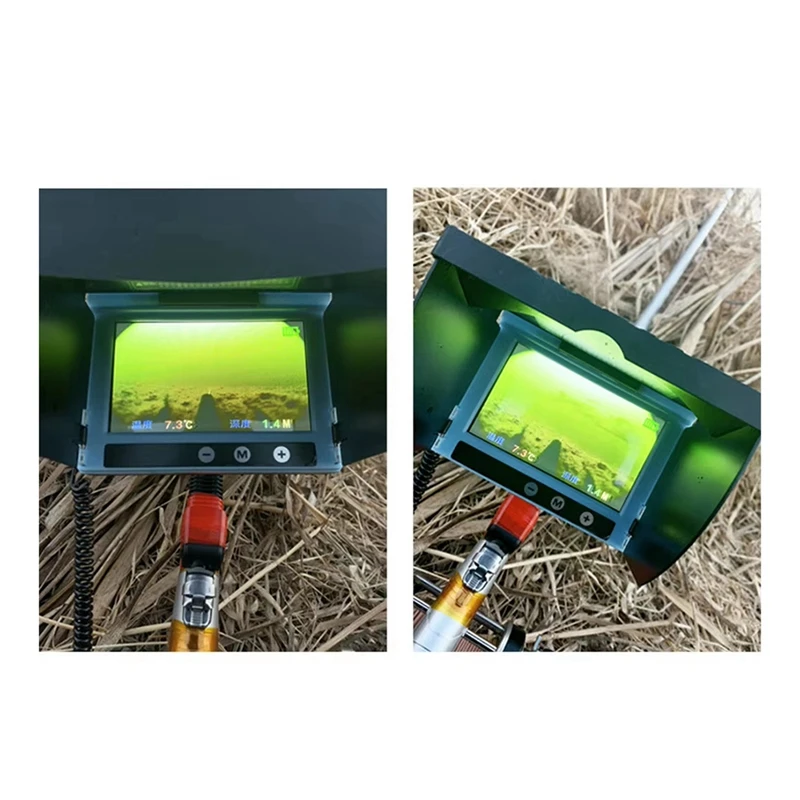 A89E-Underwater Fish Finder Camera 12-28V Fishing Vision Camera Waterproof Fish Finder Infrared Light Accessories