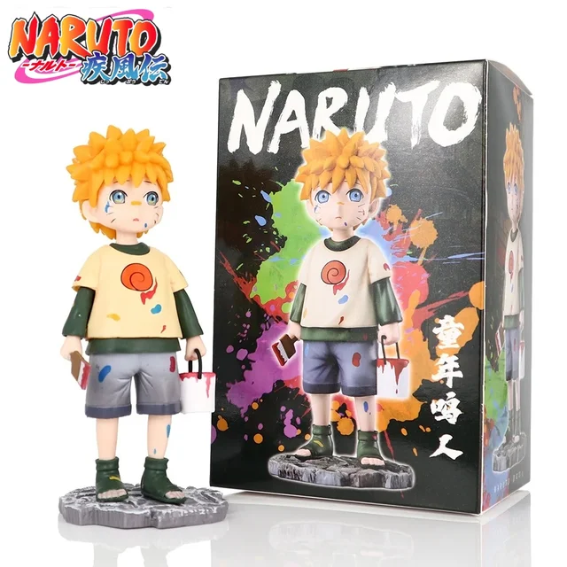 15cm Naruto Uzumaki Naruto Anime Figure Gk Childhood Uzumaki Naruto Action Figures Pvc Statue Model Collection Toys Kids Gifts 1