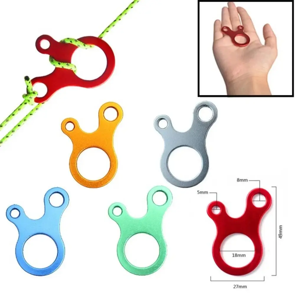 5pcs 3 Hole Camping Tent Cord Buckle Adjustable Snail Shape Tent Rope Buckles Aluminum Alloy Fixing Buckle Cord camping tent accessories camping tent fasteners camping rope buckle camping cord buckles