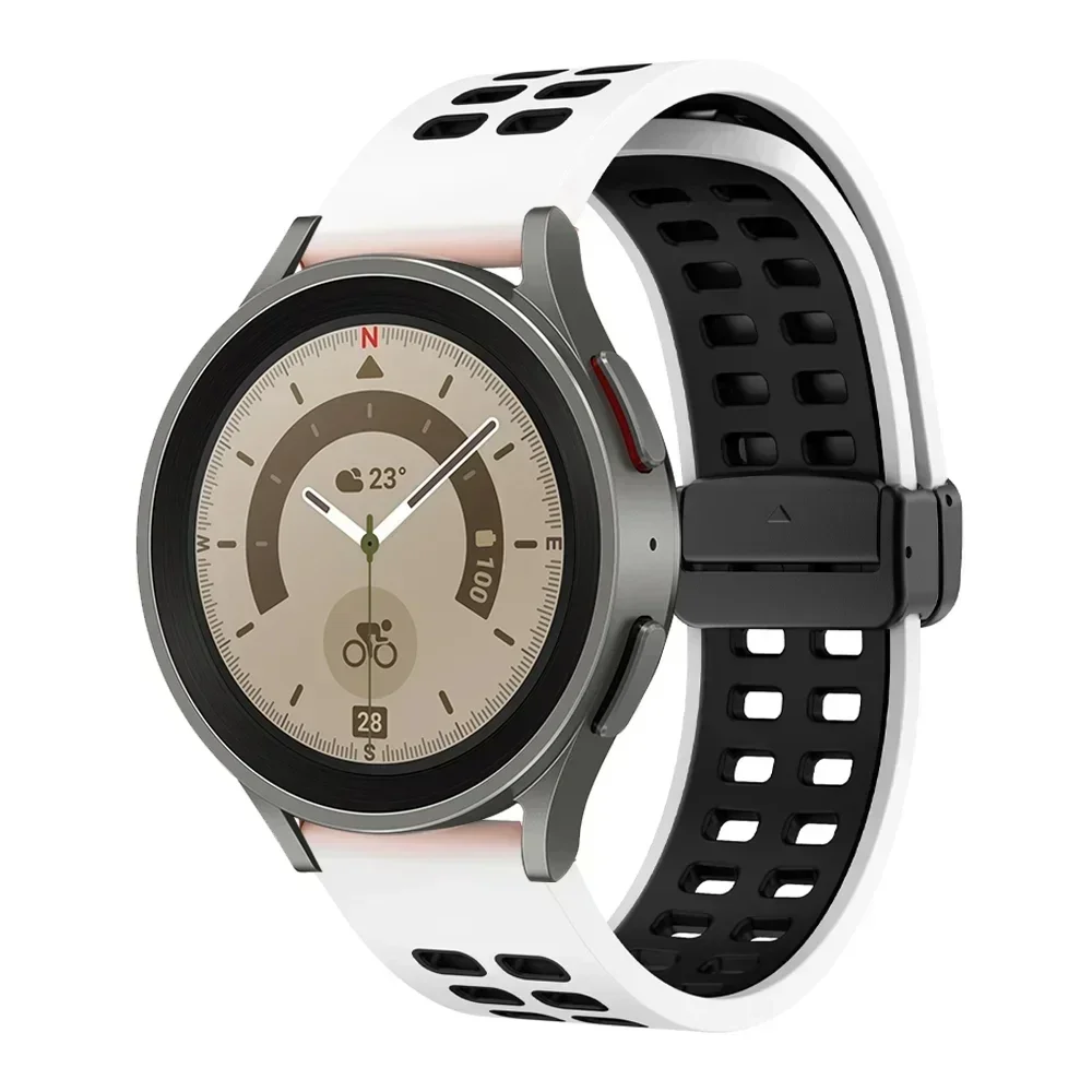 Premium Silicone Magnetic Strap – 20mm/22mm | Universal Fit