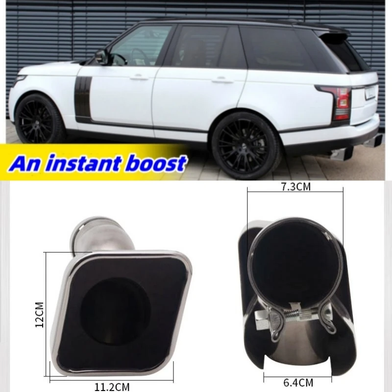 

The 304 stainless steel tailpipe exhaust pipe is suitable for the Range Rover diesel version 2010-2013 muffler car tailthroat