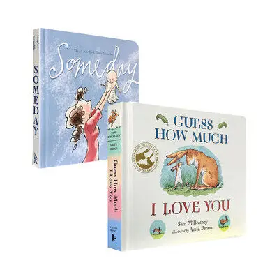 

MiluMilu Someday How Much I Love You Buku Children's Early Morning Teaching PaPer And Board Writing