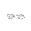 Spider Web Stud Earrings Personalized Creative Design Silver Color Earrings Halloween Mesh Ear Popular Decoration Jewelry Gifts 4