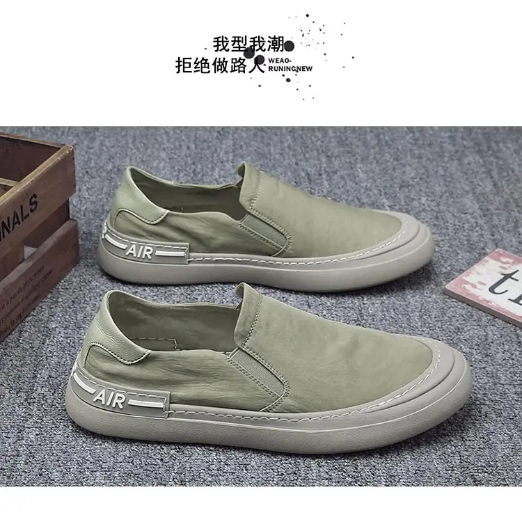 2021 Summer Men Sneakers Light Ice Silk Cloth Casual Shoes Men Breathable Walking Flat Shoes Man Loafers Zapatillas Hombre