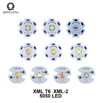 고출력 LED 칩, 5W-10W Cree XML T6 XML2 XM-L2 5050, 16mm, 20mm, 3V, 3.6V 다이오드, 손전등, 자전거 자동차 액세서리, 헤드램프