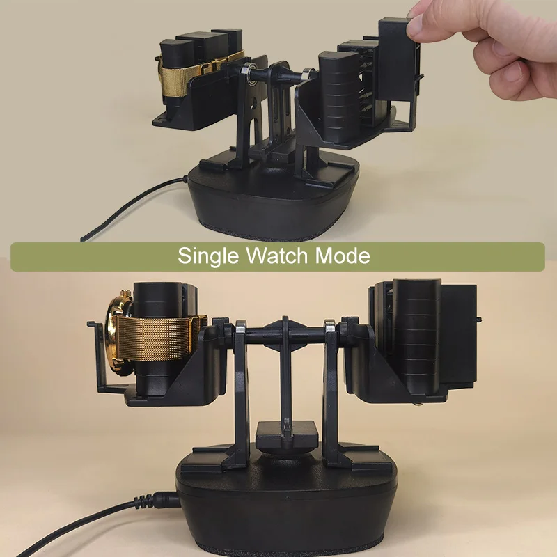Watch Winder Watch Winder for Automatic Watches Support Single Watch and Double Spinner Self Winding Turner Rotating Device