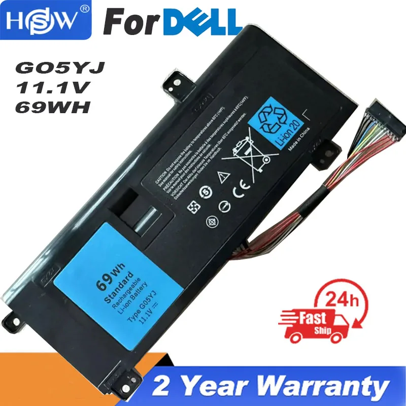 

11,1 V 69Wh G05YJ Аккумулятор для ноутбука DELL Alienware 14 A14 M14X R3 R4 серии P39G ALW14D-1528 GO5YJ Y3PN0 8X70T P39G 0G05YJ