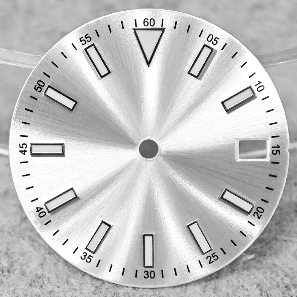 Green Luminous High-Quality Watch Face for Date Series, 28.5mm Dial