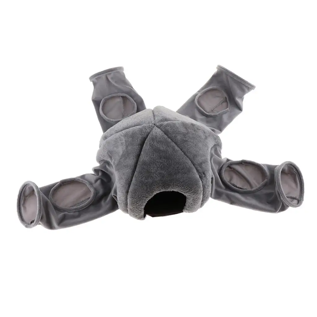 Small Animal Play Tunnel Fabric Tube Toy Fun Maze for Pet Rabbit Hamster Guinea Pig Ferret Cage