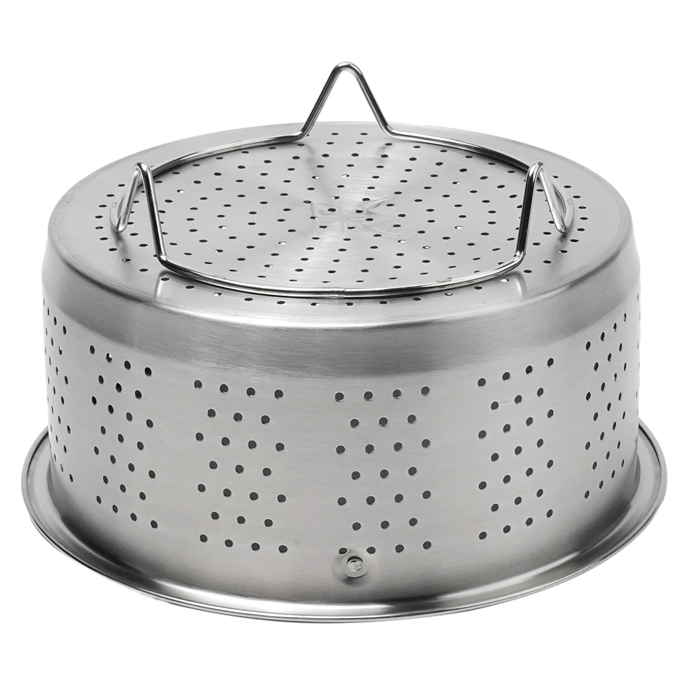 

Steamer Basket Steamer Pot Bar Dining For Pressure Cooker Steam Basket Silver Stainless Steel Home Silicone Handle