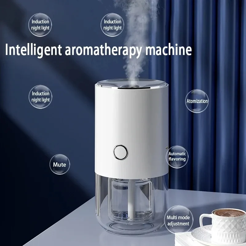 

Night Light Intelligent Aromatherapy Machine Essential Oil Perfume Diffuser Automatic Spray Deodorization Air Purification Hotel