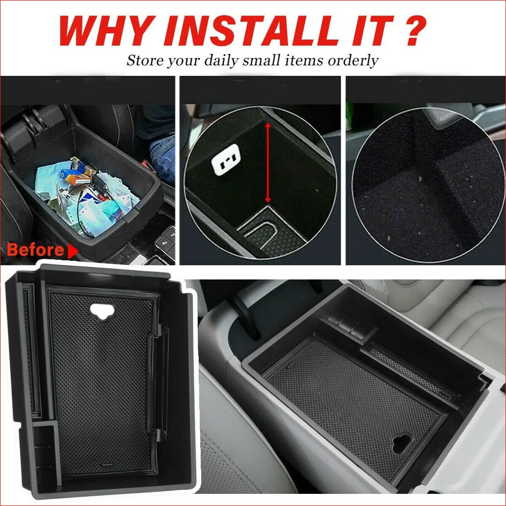 Central Armrest Storage Box For Hyundai Tucson NX4 2021 2022 Console