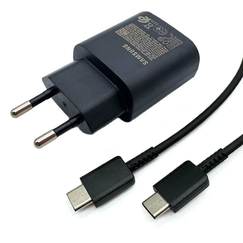 High-Speed USB Type C 25W Super Fast Charge Wall Adapter with Cable - EU Edition