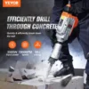VEVOR 3500W Demolition Jack Hammer 60J Electric Jackhammer Concrete Breaker with 2 Chisel Bits for Trenching and Breaking Holes 2