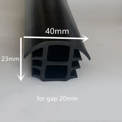 Description Picture 5 of itemCustom Solar Sealing Strip Rubber T for Photovoltaic Bracket Metal Cable Trench Cover Panel Seals Black White