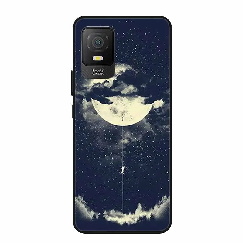 Cool Animal Black Silicone Soft Back Cover Case – Lion, Wolf, Tiger, Cat Design