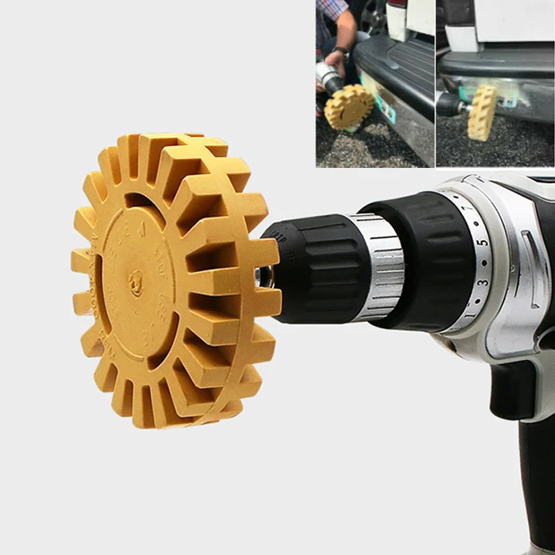 

Car Pneumatic Rubber Eraser Wheel Pad Car Sticker Remover Paint Cleaner Polish Disc Tool For Remove Car Glue Adhesive Sticker