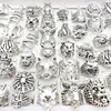 10/20/30/50/100pcs Mens Rings Animal Snake Skull Fashion Jewelry For Women Party Gift Gothic Punk Finger Accessories Wholesale 5